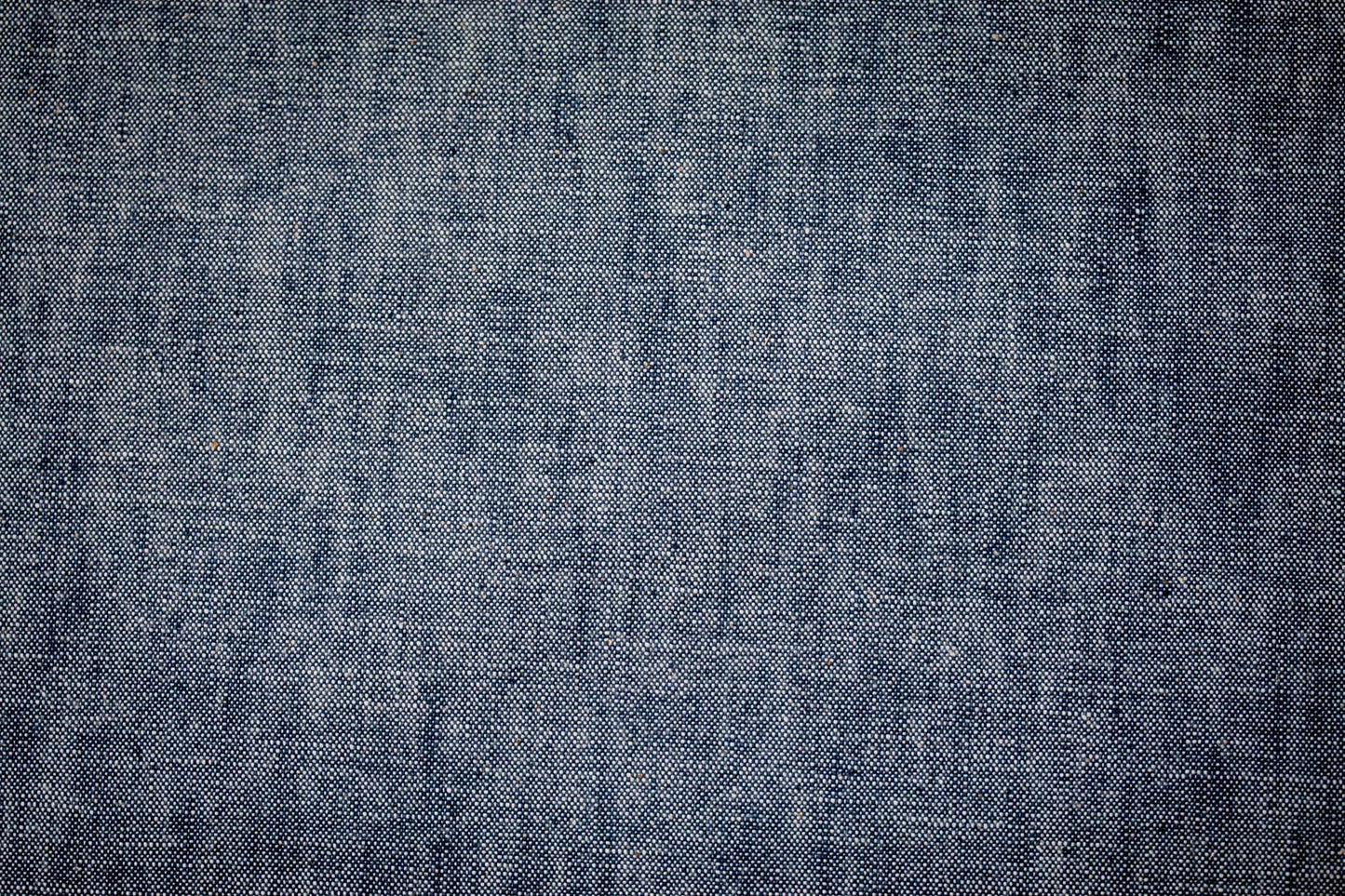 Selvage Chambray (13 oz) – Nahaufnahme der Gewebestruktur